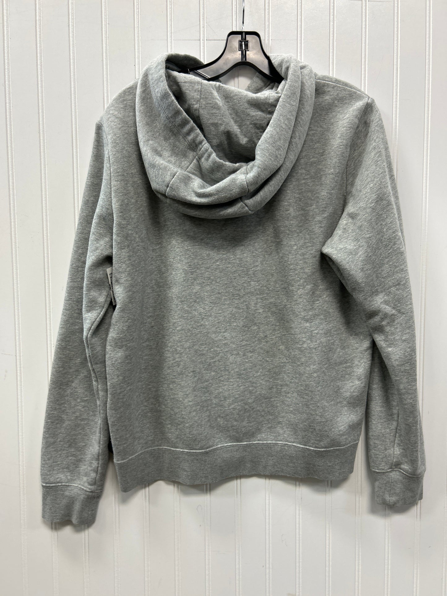 Athletic Sweatshirt Hoodie By Nike Apparel In Grey, Size:M