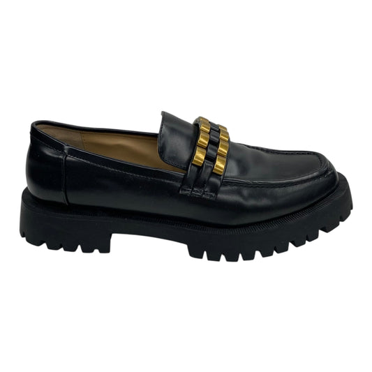 Shoes Flats By Zara In Black, Size:7.5