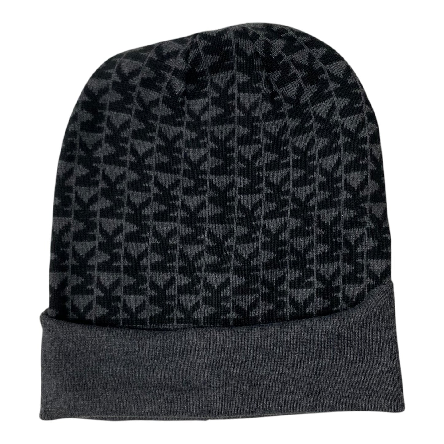 Hat Beanie By Michael By Michael Kors In Black & Grey