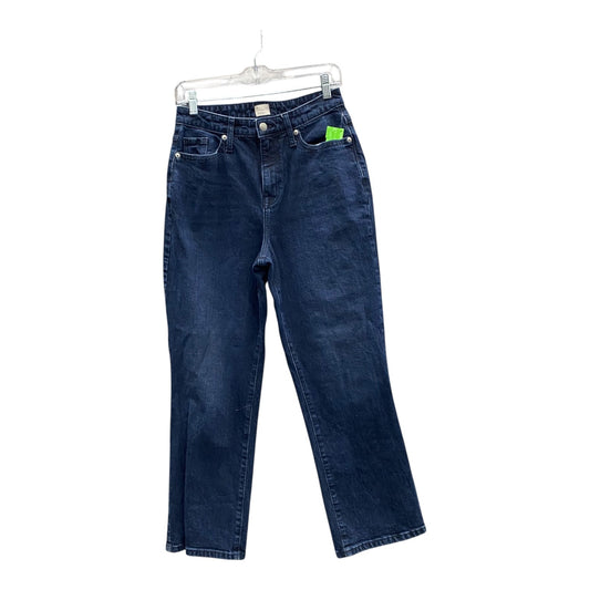 Jeans Straight By A New Day In Blue Denim, Size:6
