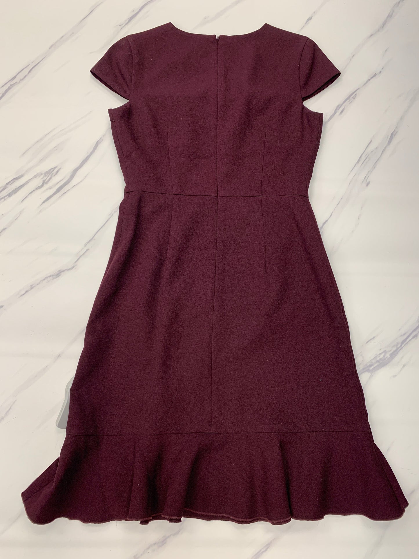 Dress Designer By Karl Lagerfeld In Maroon, Size:0