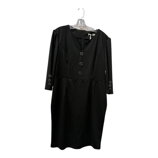 Dress Casual Midi By Grace Karin In Black, Size:2X