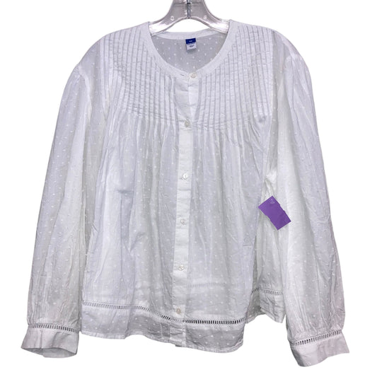 Top Ls By Old Navy In White, Size:2X