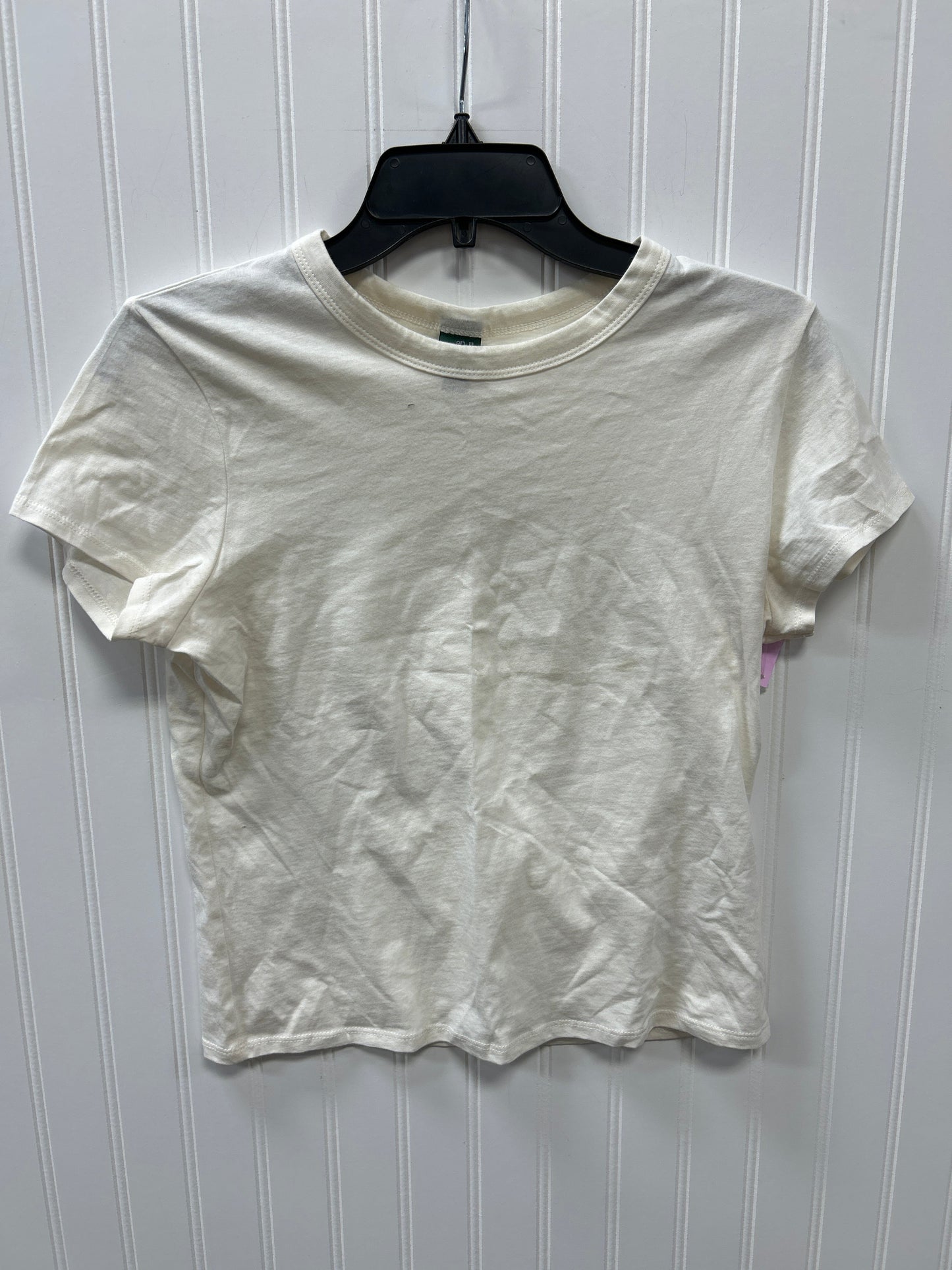 Top Ss Basic By Wild Fable In Cream, Size:M
