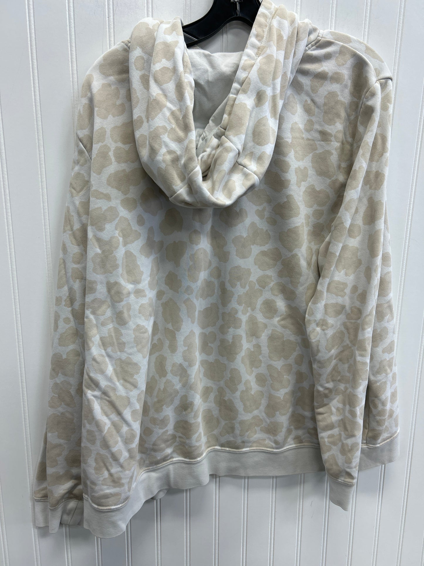 Sweatshirt Hoodie By Nike Apparel In Cream, Size:1X