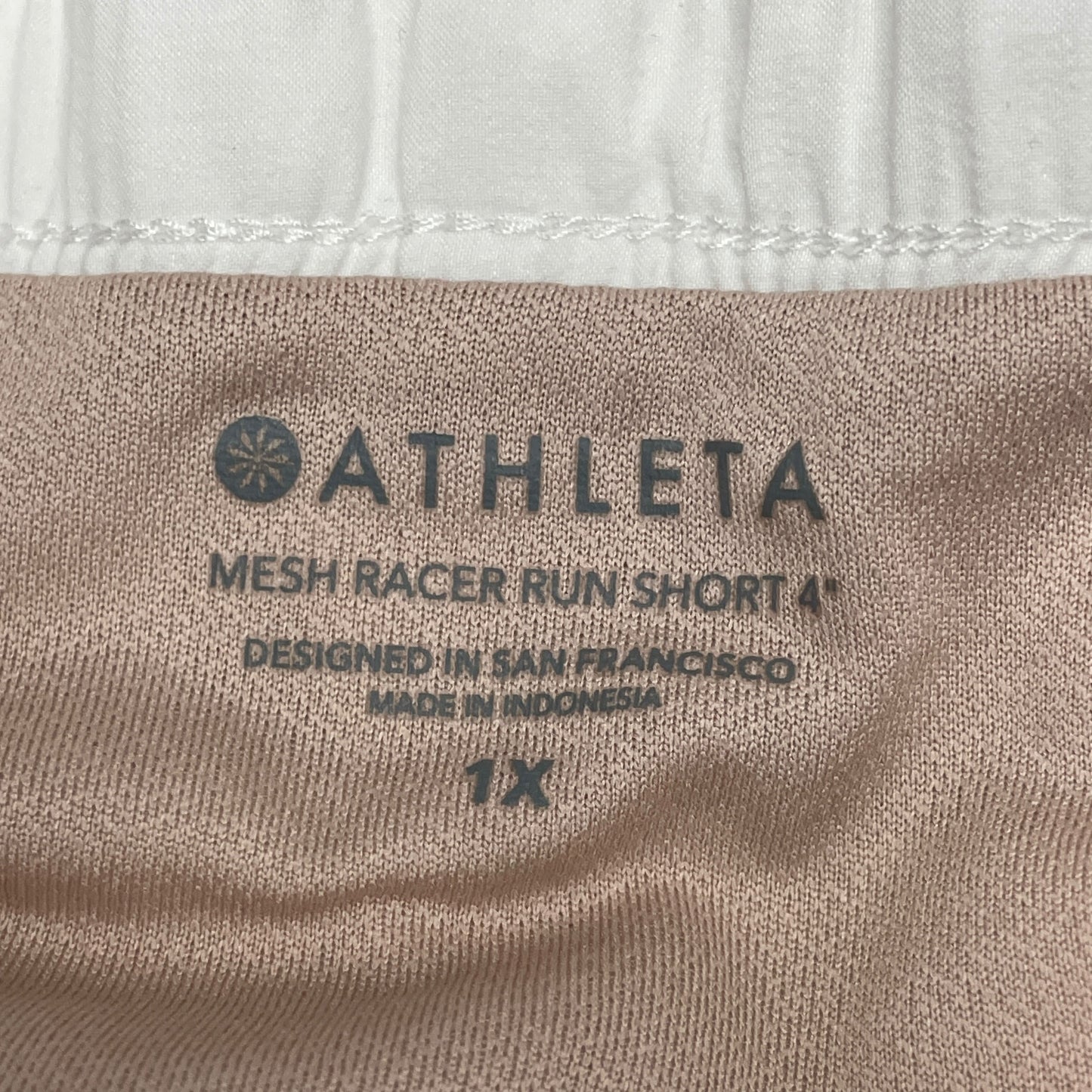 Athletic Shorts By Athleta In White, Size: 1x