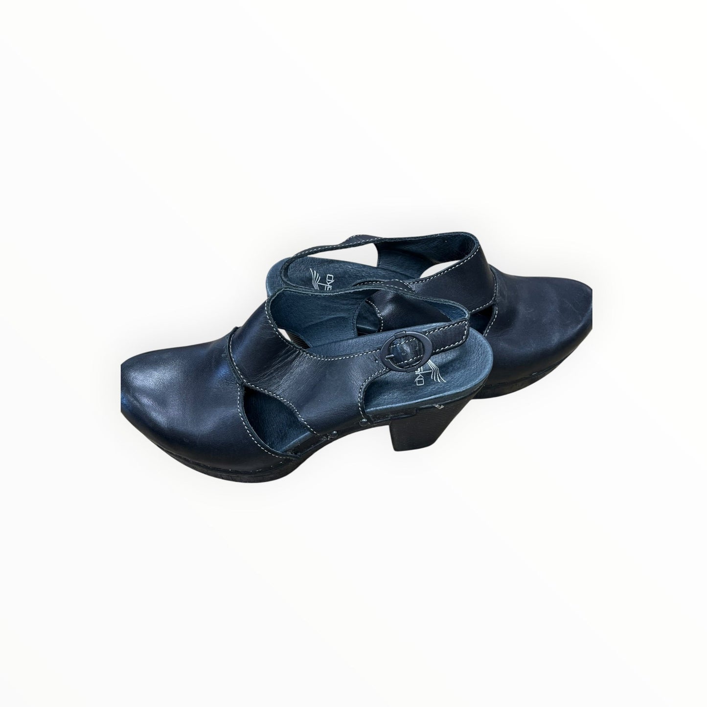 Shoes Heels Block By Dansko In Black, Size:7.5