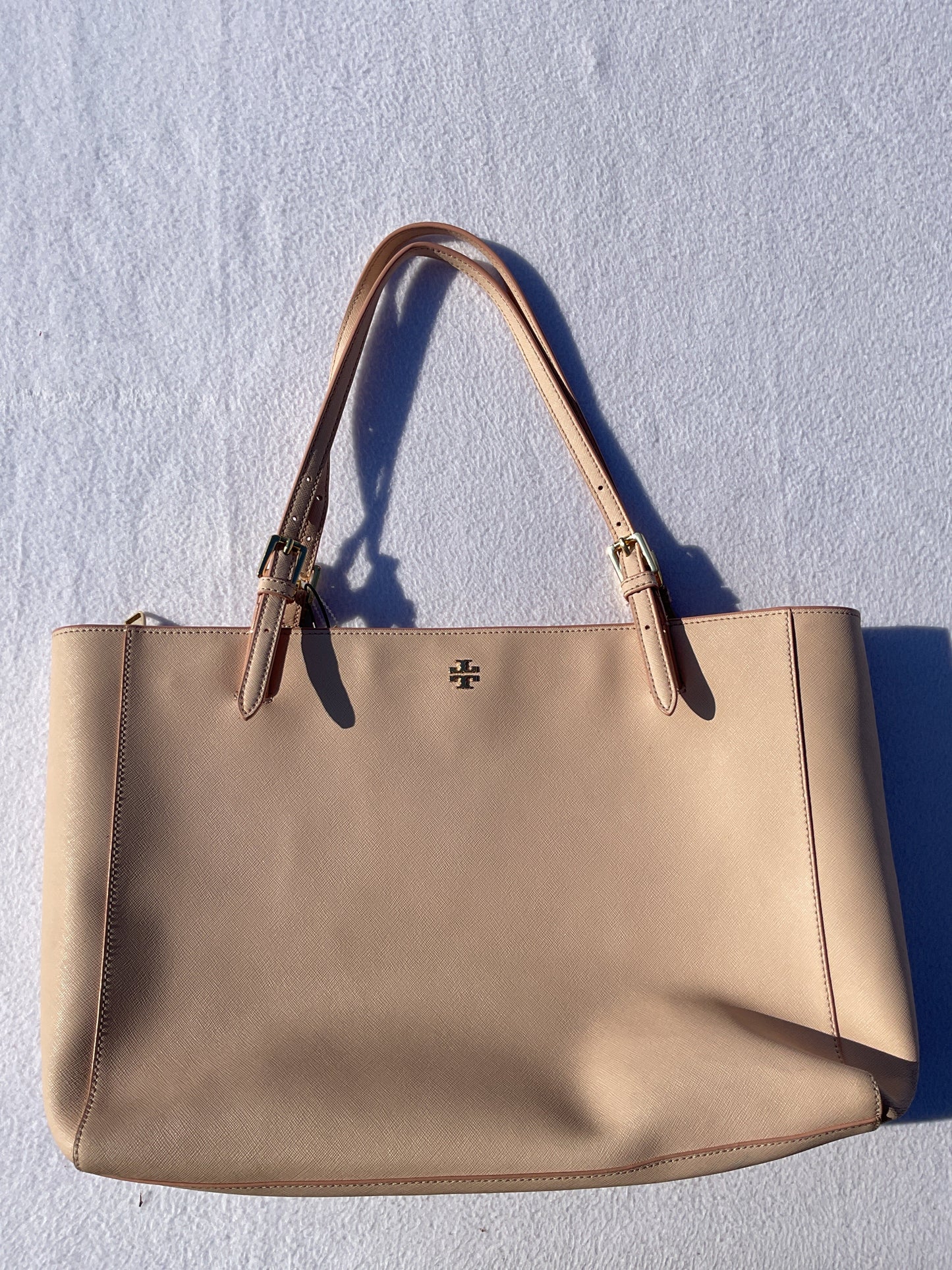 Handbag Designer By Tory Burch In Pink, Size:Large