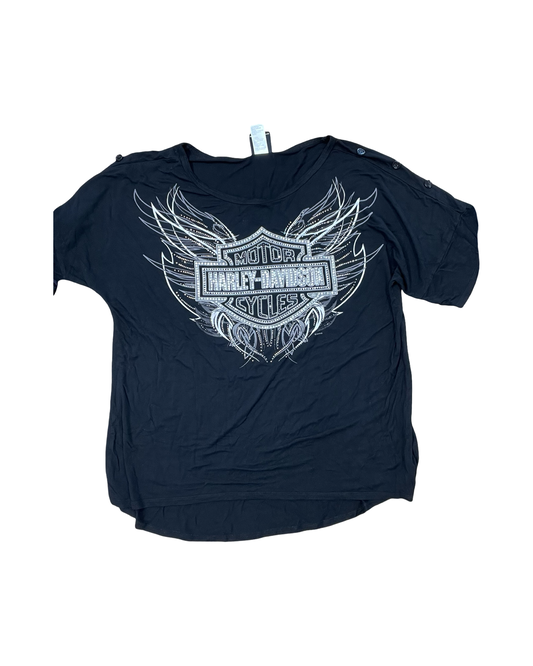 Top Ss By Harley Davidson In Black, Size:2X