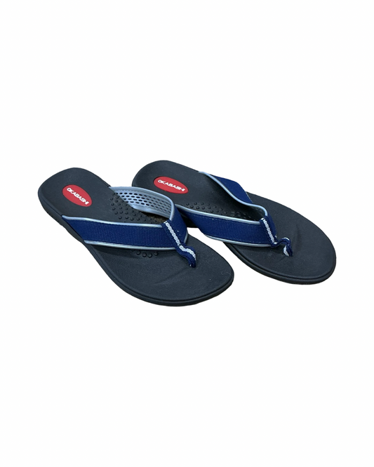 Sandals Flip Flops By Clothes Mentor In Blue, Size:7.5
