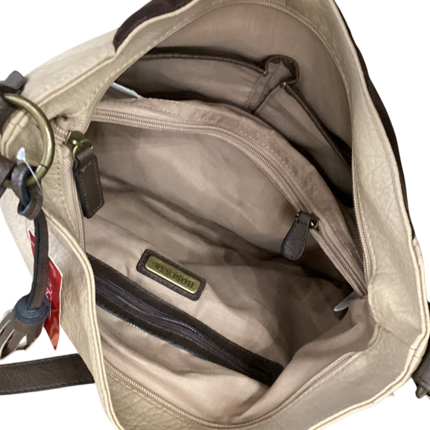 Handbag By Rosetti In Brown & Tan, Size:Large