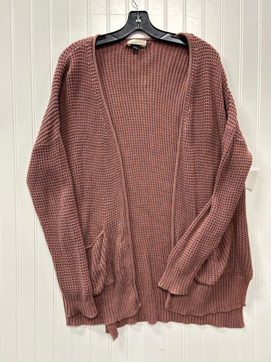 Sweater Cardigan By Universal Thread In Brown, Size:M