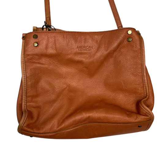 Handbag Leather By American Leather Co In Brown, Size:Medium