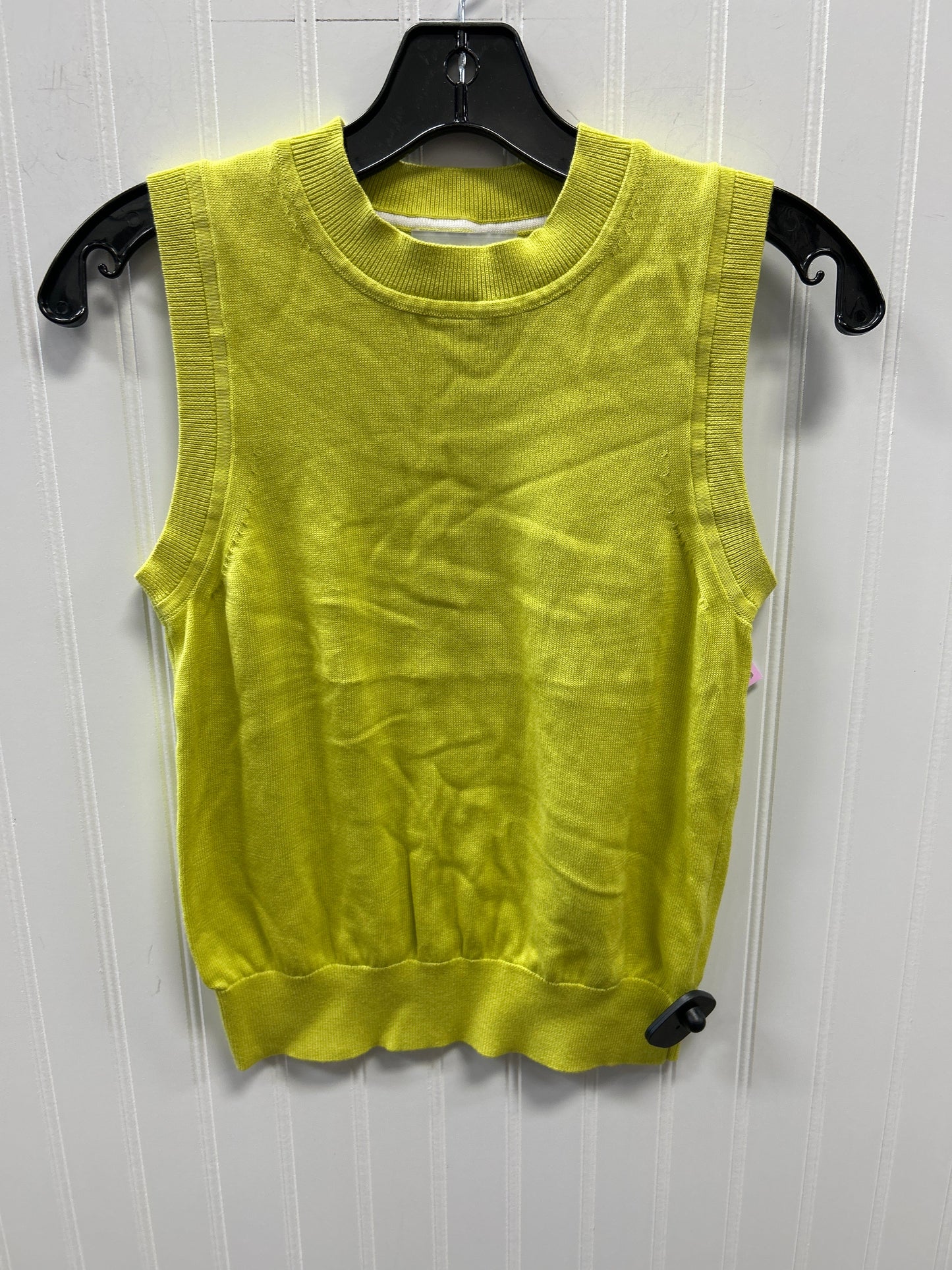 Top Sleeveless By Free Assembly In Yellow, Size:S