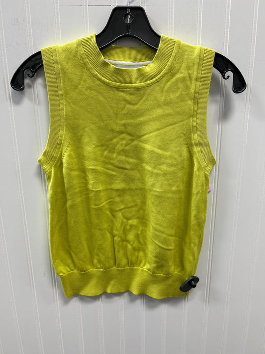 Top Sleeveless By Free Assembly In Yellow, Size:S