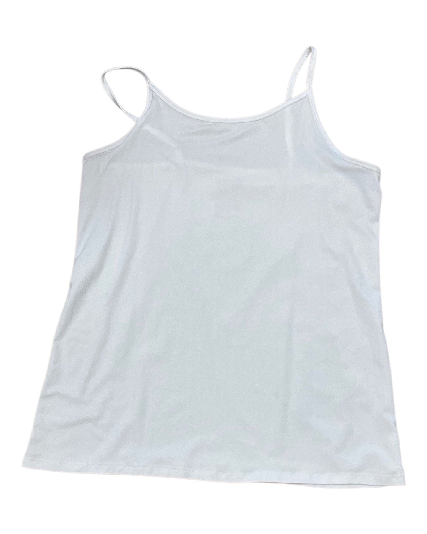 Athletic Tank Top By Athletic Works In White, Size:Xl