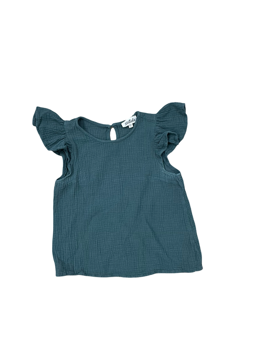 Top Ss By Listicle In Green, Size:Xs