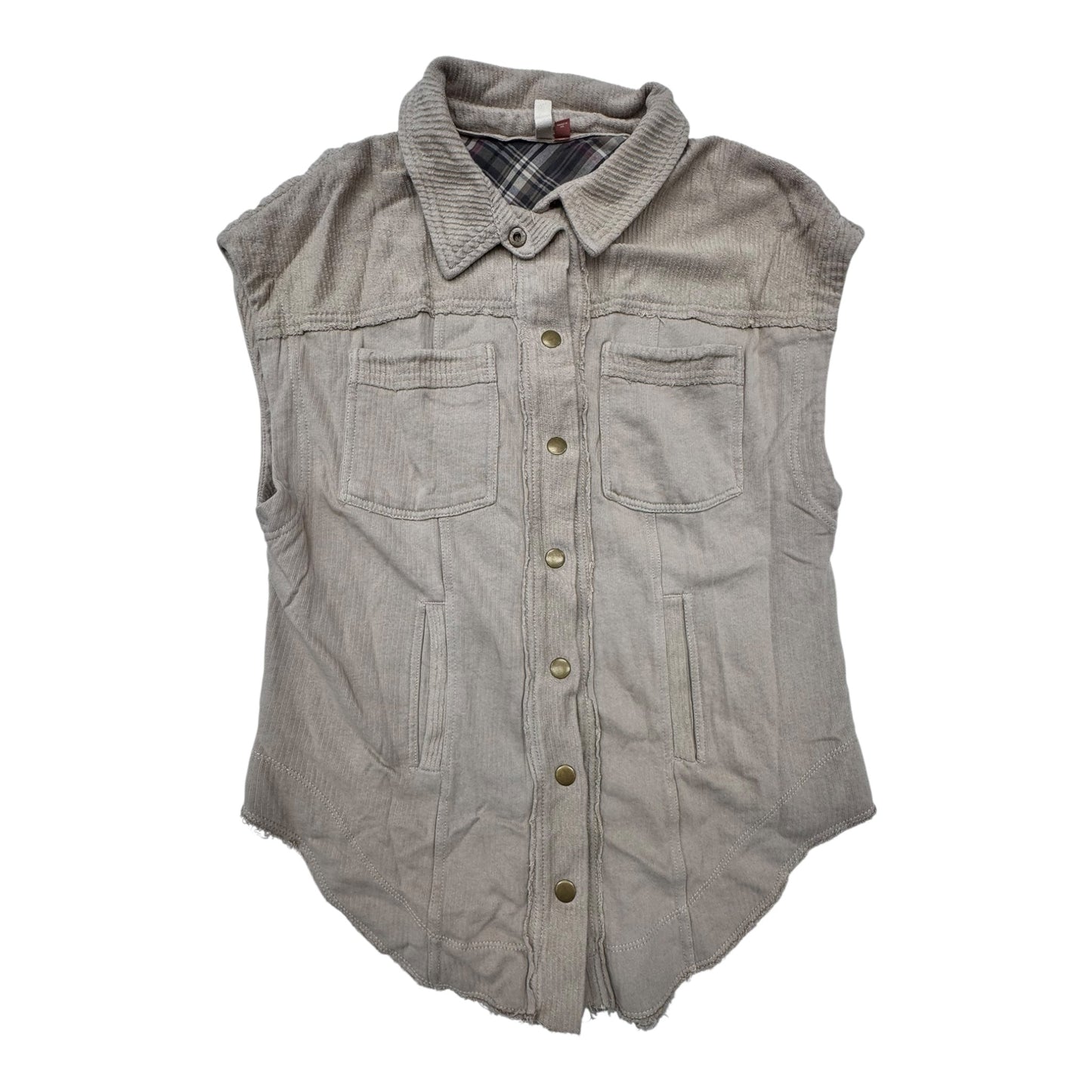 Vest Other By Pilcro In Tan, Size:S