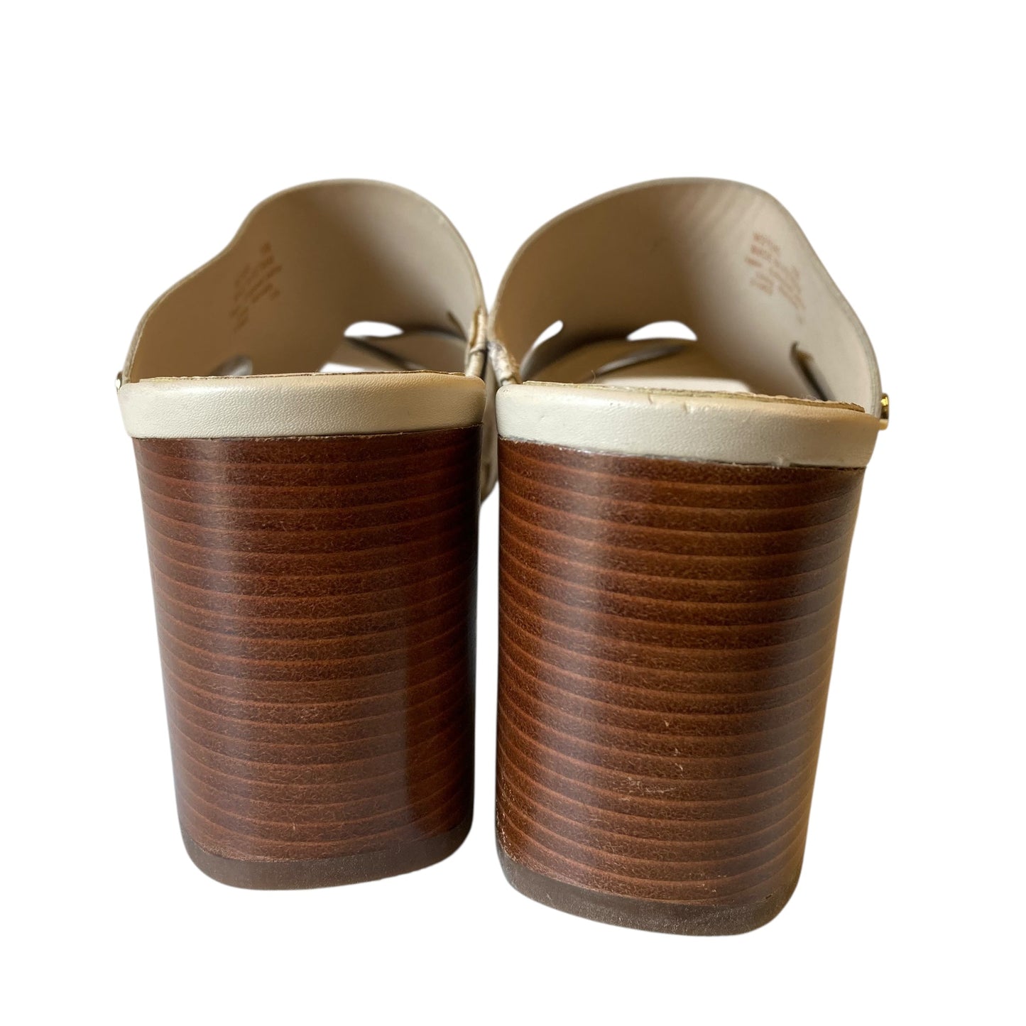 Sandals Heels Block By Cole-Haan In Snakeskin Print, Size:10