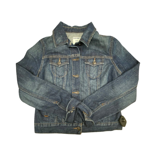 Jacket Denim By Old Navy In Blue Denim, Size:M
