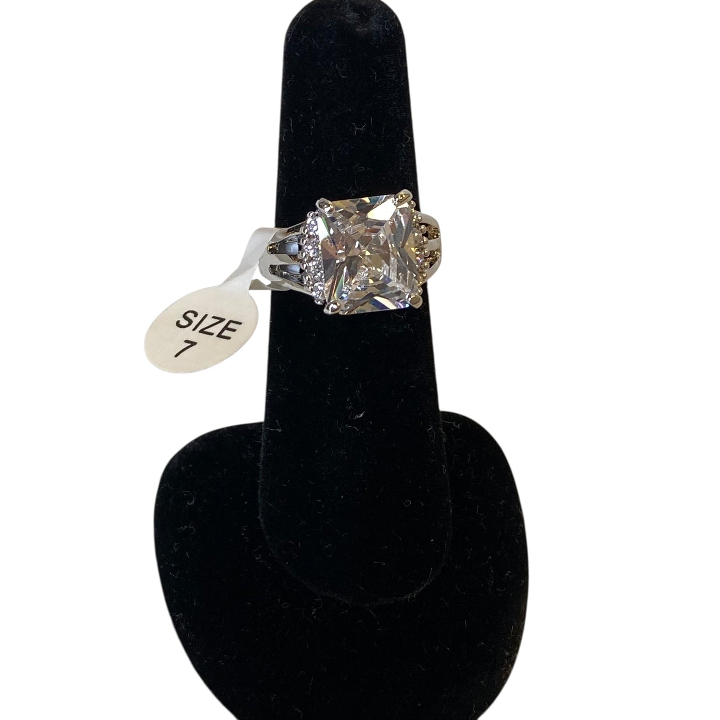 Ring Statement In Silver, Size:6