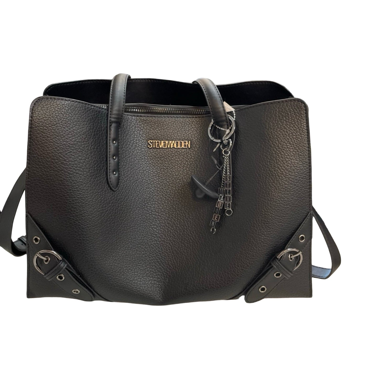 Handbag By Steve Madden In Black, Size:Large