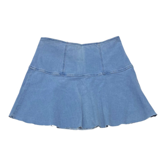 Skirt Midi By We The Free In Blue Denim, Size:12