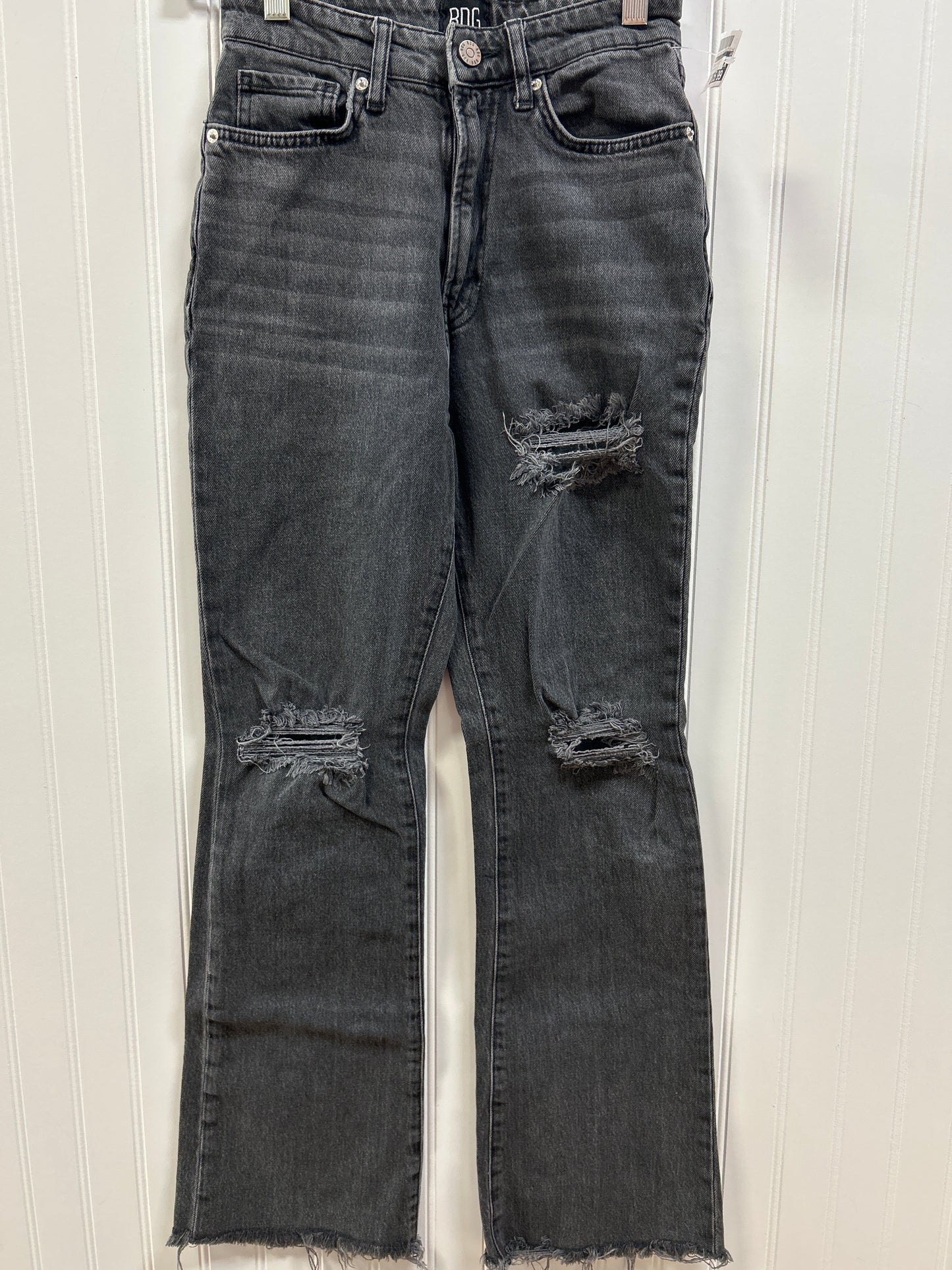 Jeans Boot Cut By Bdg In Black Denim, Size:2