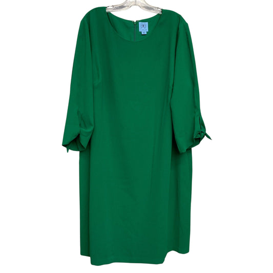 Dress Work By Cece In Green, Size:1X