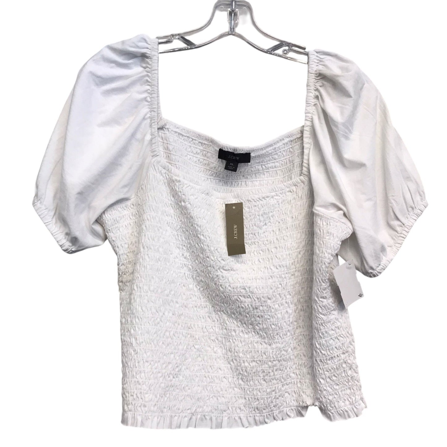 Top Ss By J. Crew In White, Size:Xl