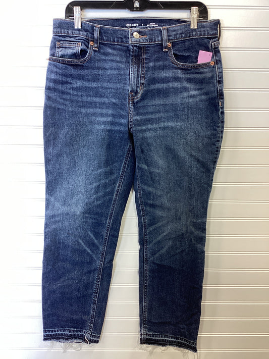 Jeans Boyfriend By Old Navy In Blue Denim, Size:8