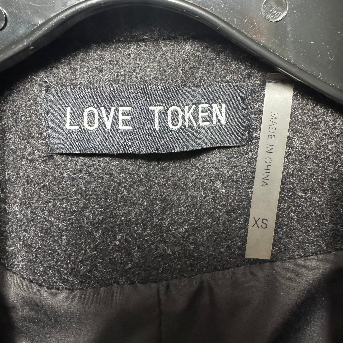 Jacket Other Short Sleeve By Love Token In Grey, Size: Xs