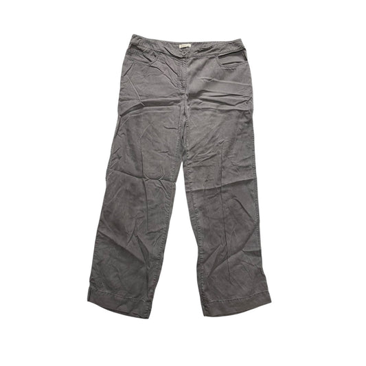 Pants Designer By Eileen Fisher In Grey, Size:M