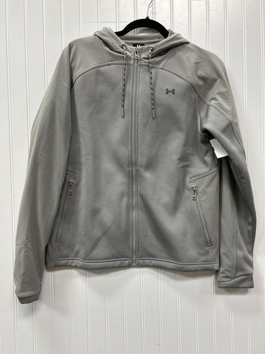 Jacket Windbreaker By Under Armour In Grey, Size:M