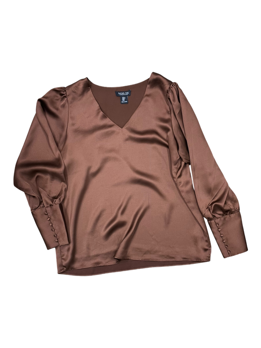 Top Ls By Rachel Zoe In Brown, Size:M