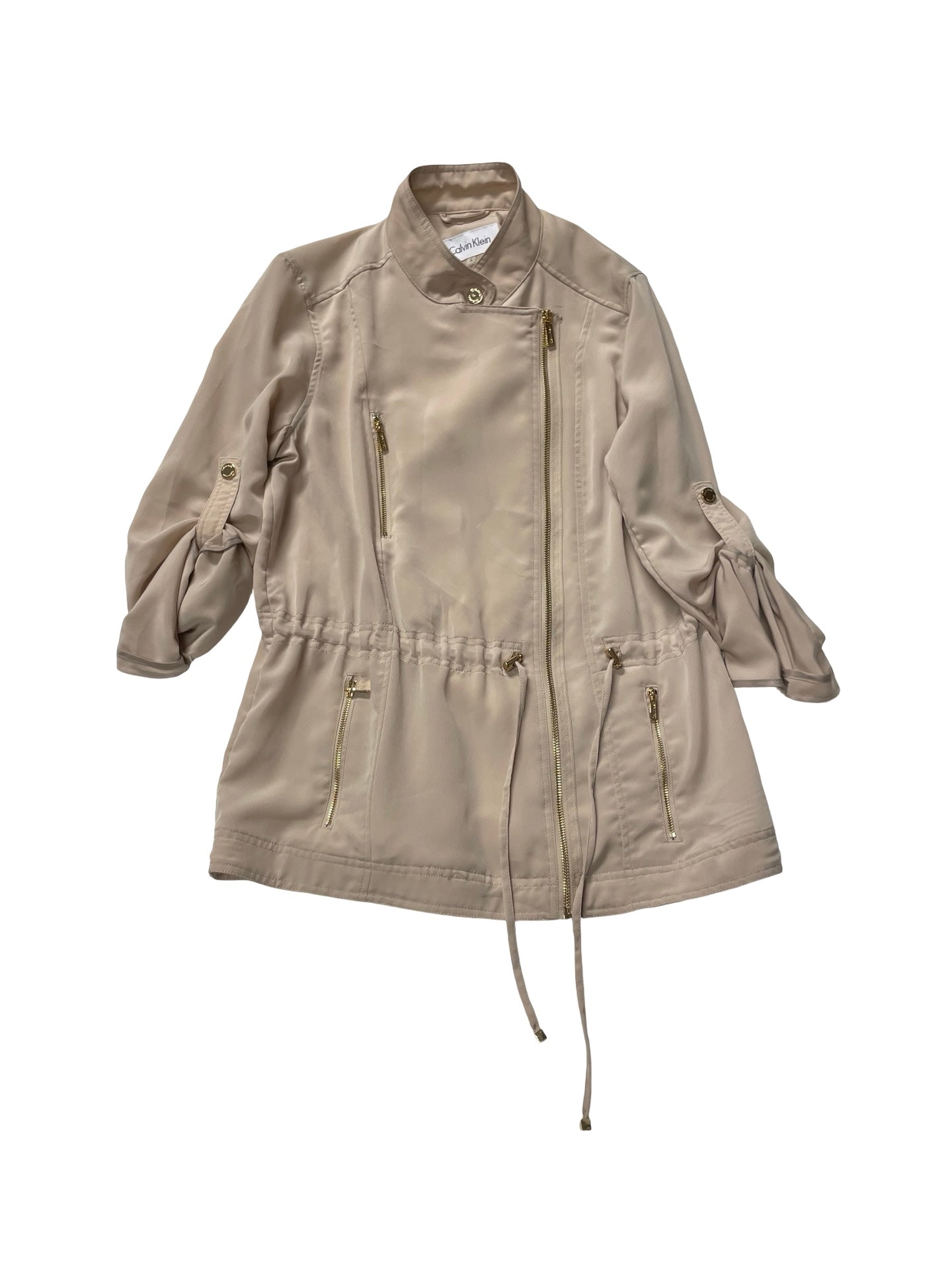 Blazer By Calvin Klein In Cream, Size:S