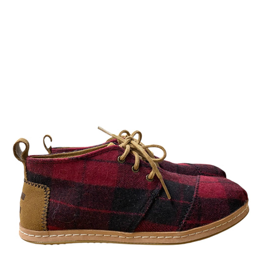 Shoes Flats By Toms In Red, Size:6.5
