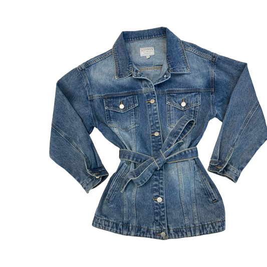 Blazer By Hayden La In Blue Denim, Size:S