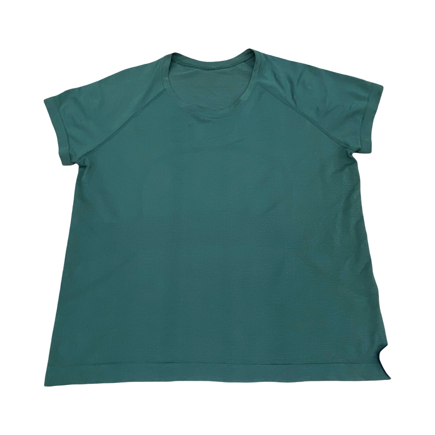 Athletic Top ss By Lululemon In Green, Size:8