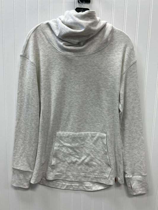Athletic Sweatshirt Hoodie By Cmb In Grey, Size:M