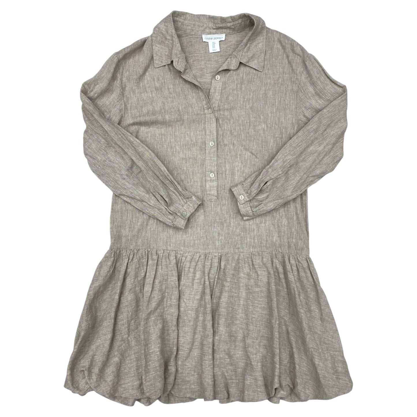 Dress Casual Midi By Cynthia Rowley In Tan, Size:S