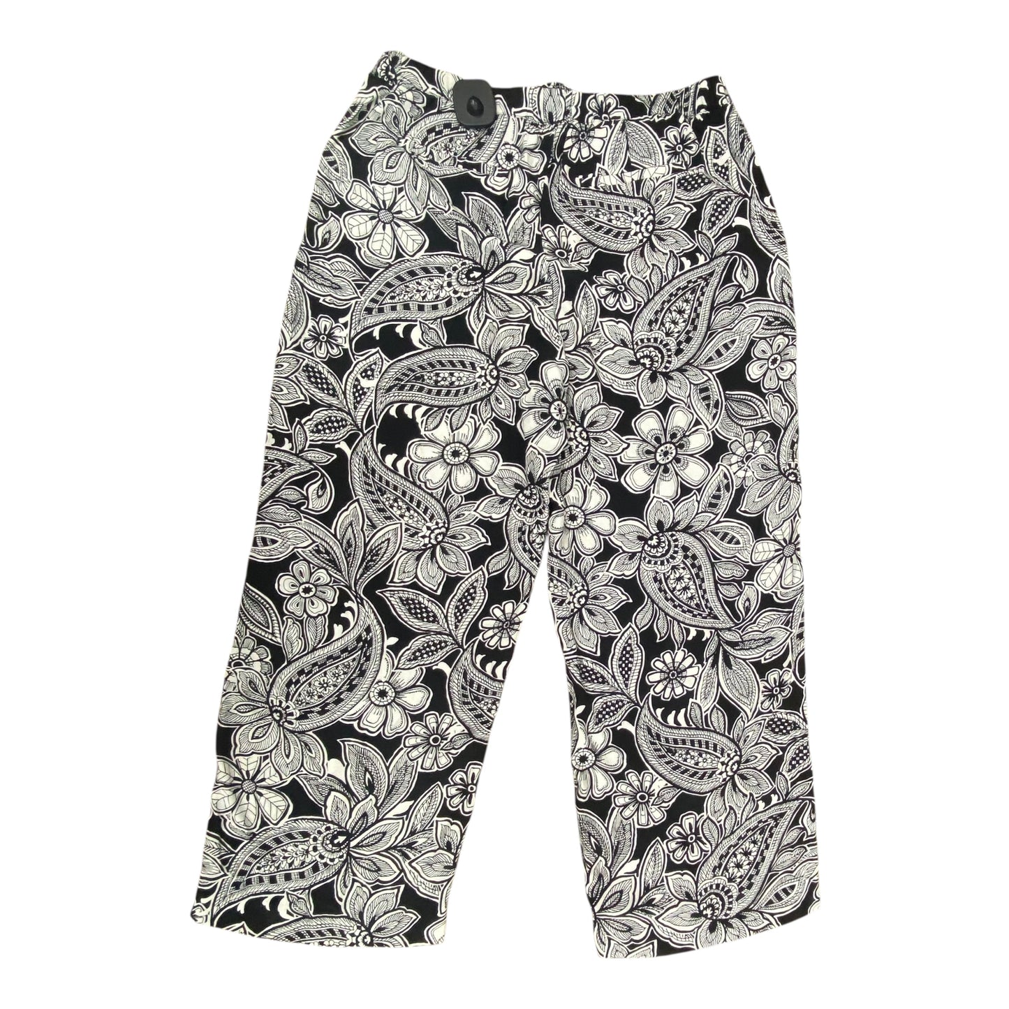 Pants Lounge By Talbots In Black & White, Size:S