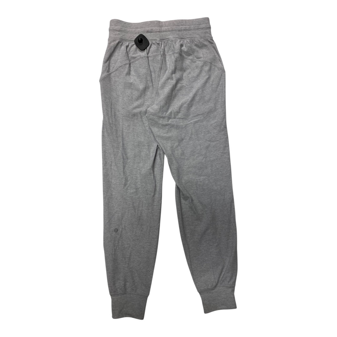 Athletic Pants By Lululemon In Grey, Size:6