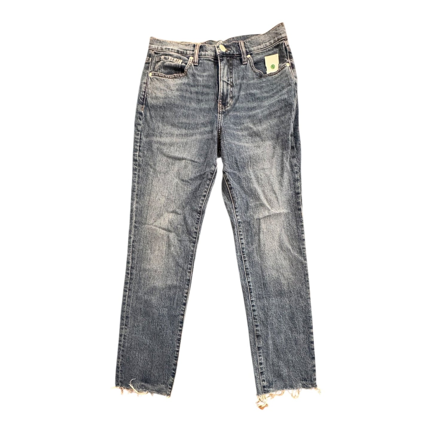 Jeans Straight By Jag In Blue Denim, Size:6
