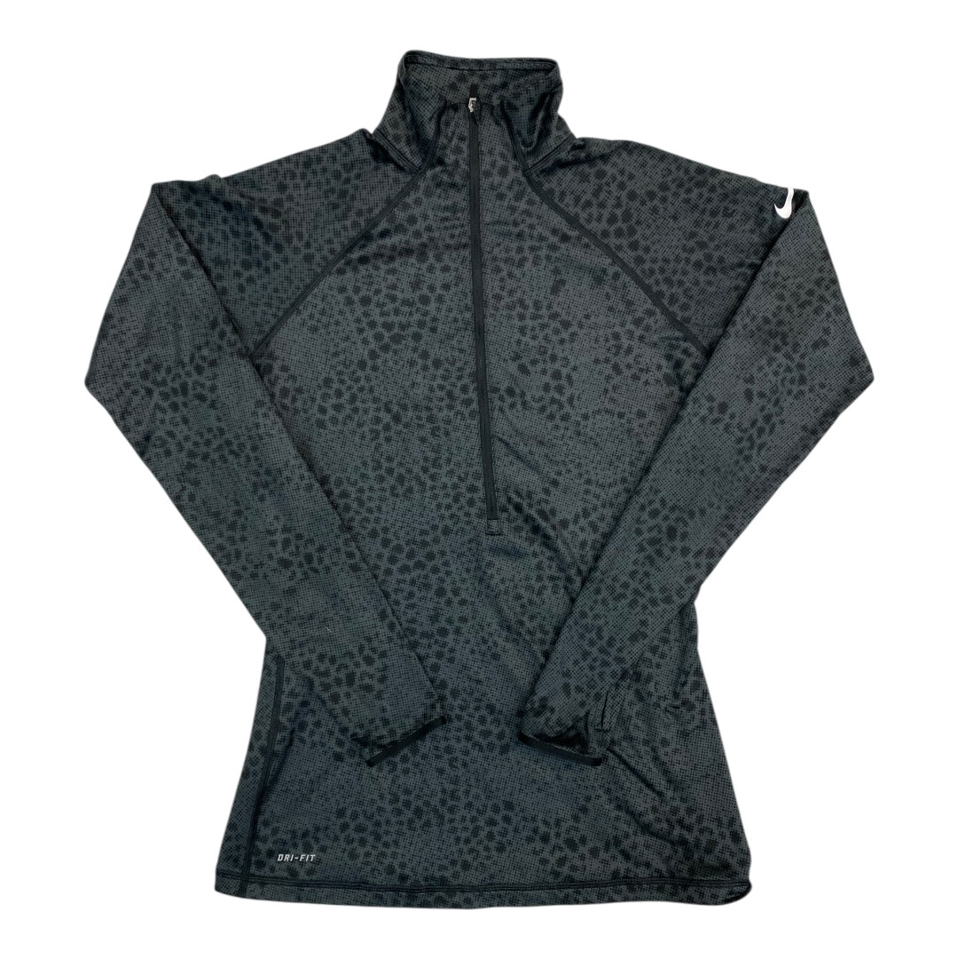 Athletic Jacket By Nike In Grey, Size:M