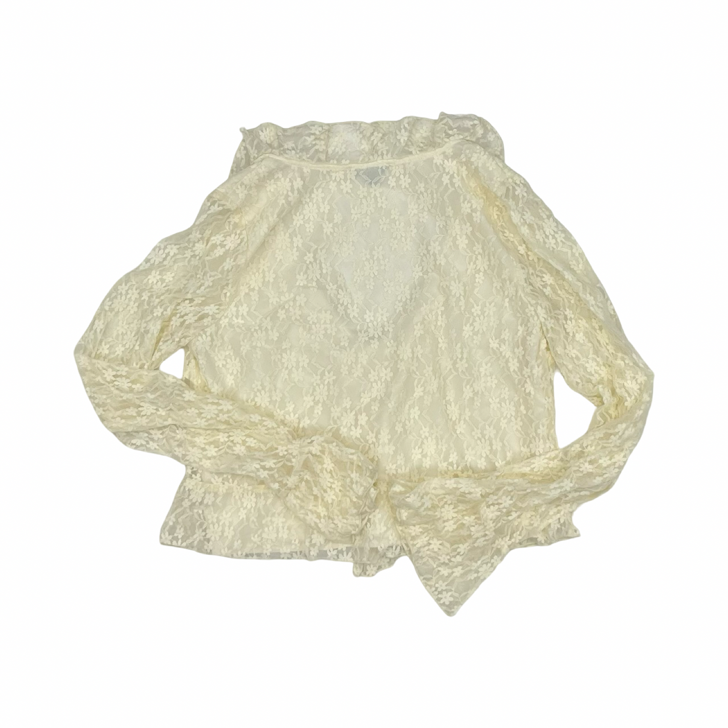 Top Ls By American Eagle In Cream, Size:S