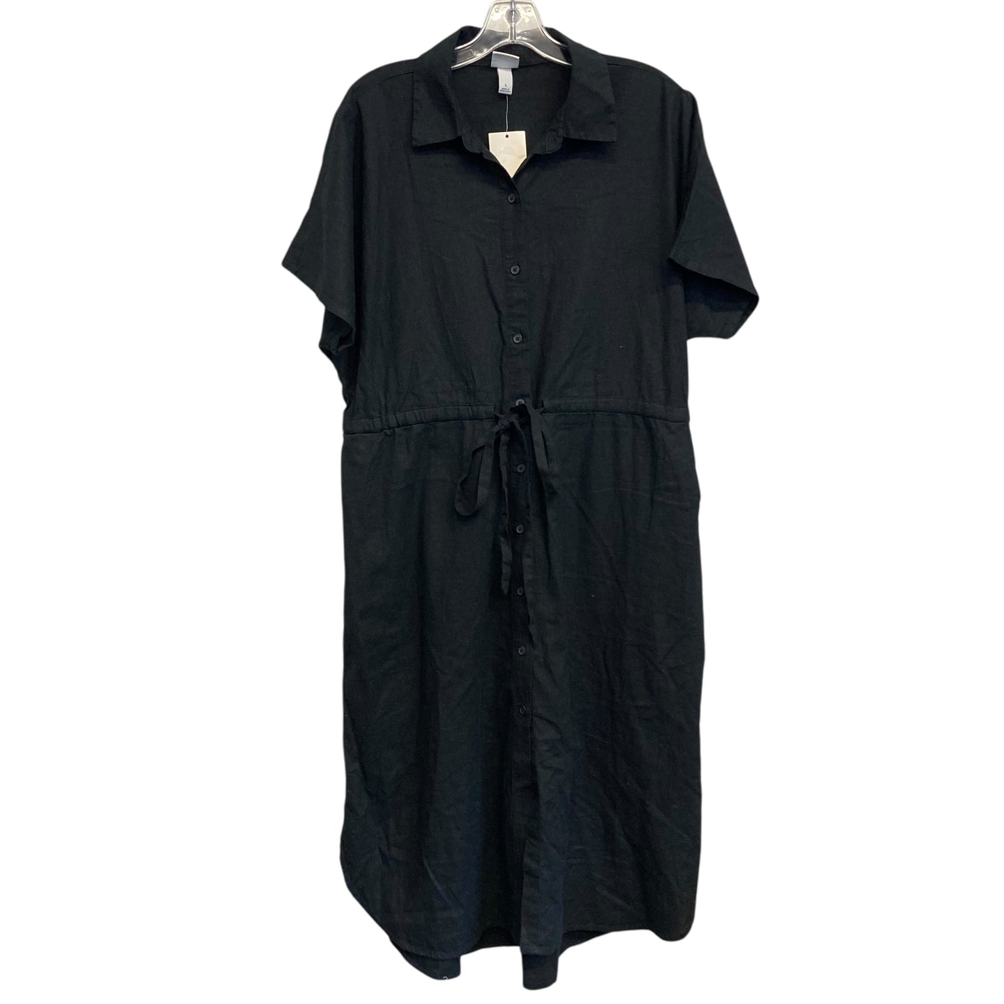 Dress Casual Midi By A New Day In Black, Size:L
