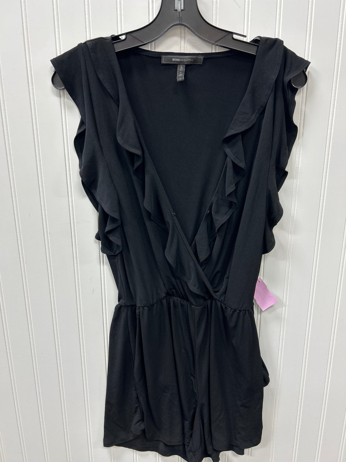 Romper By Bcbgmaxazria In Black, Size:S