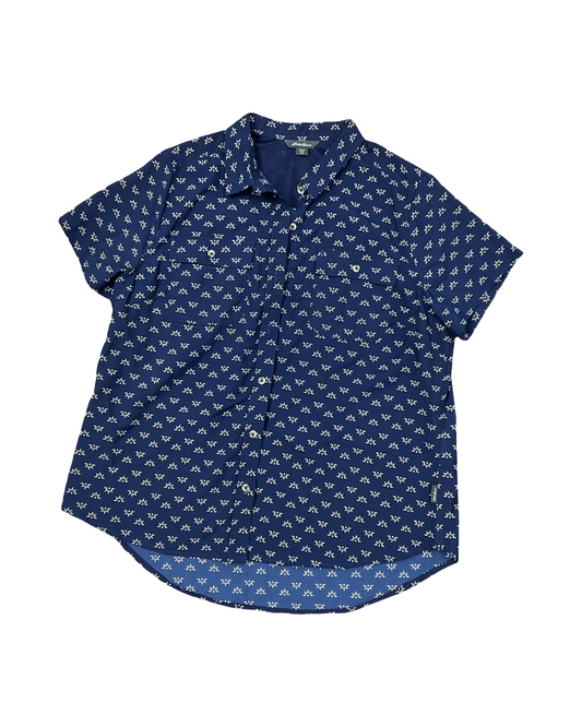 Top Ss By Eddie Bauer In Blue, Size:L
