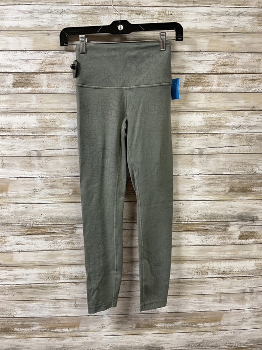 Athletic Leggings By Lululemon In Grey, Size:2